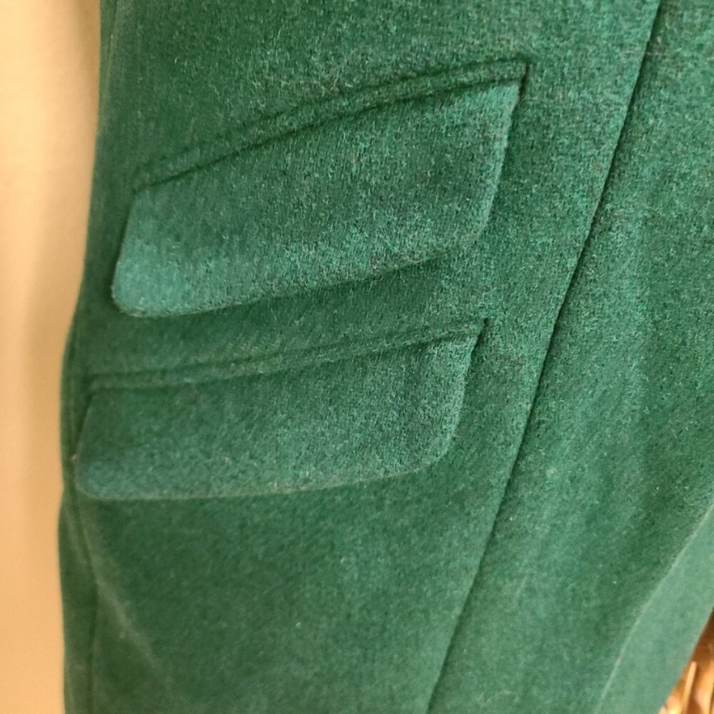 NEW NWOT! J. CREW STADIUM CLOTH by NELLO GORI STRAIGHT CUT WOOL COAT sz 0P - Picture 7 of 9